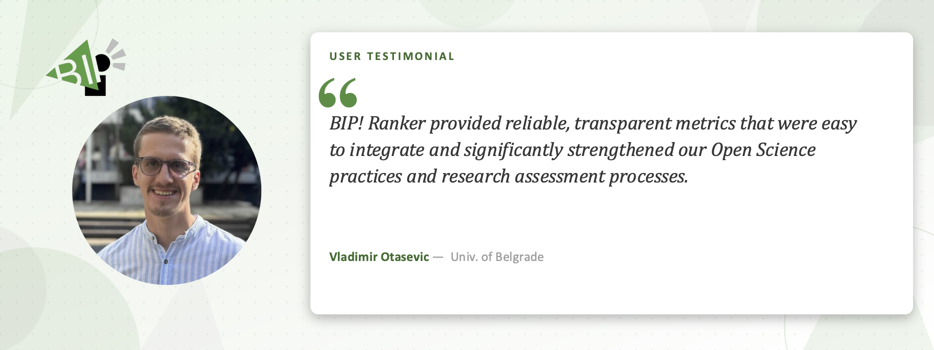 UNIBE GraspOS pilot and integrations with BIP! Services
